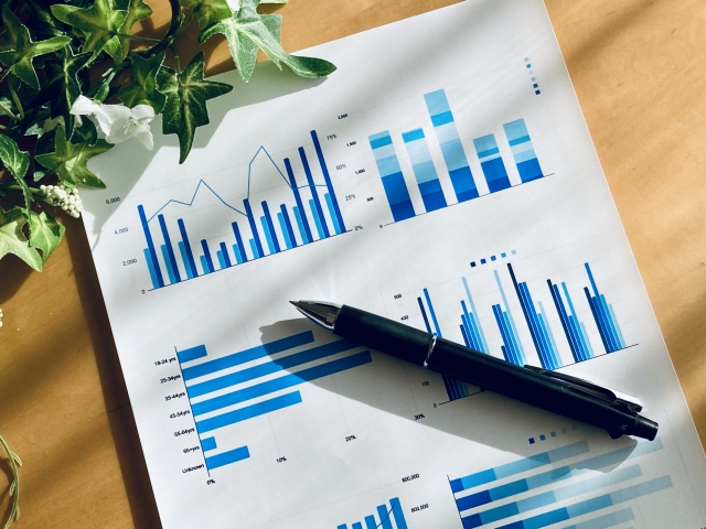 グラフが書かれている画像